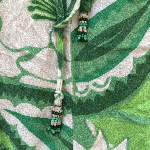 Farm Rio Groove Pants P XS Green Floral Print - Picture 4 of 15